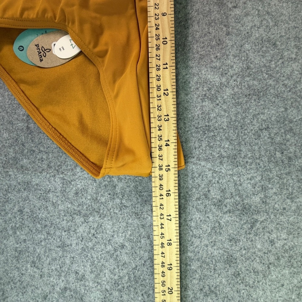 Prana Womens Mustard Yellow ECONYL UPF 50+‎ Bikini Bottoms Small NWT - Picture 7 of 7